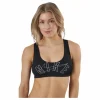 Scoop Neck Bikini Top Black