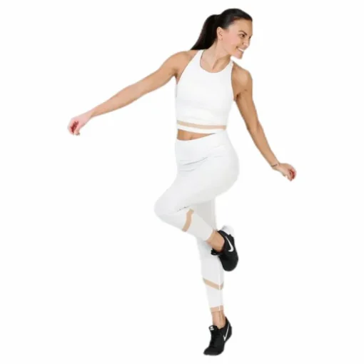 Seamless Crop Tank White