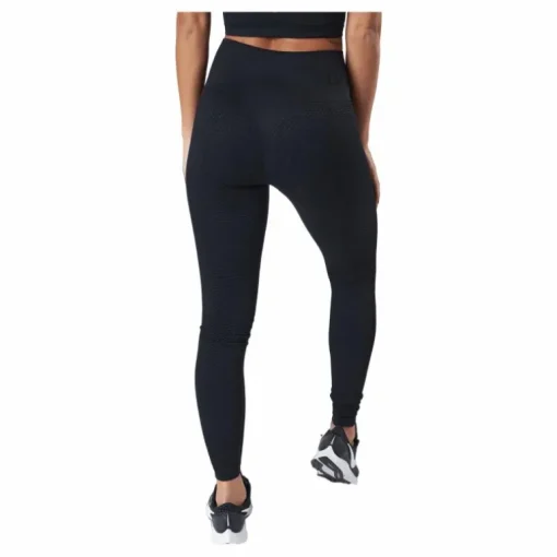 Seamless Honeycomb Black Tight Black