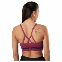 Seamless Low Long Bra Pink