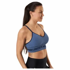 Seamless Low Long Htr Bra Blue