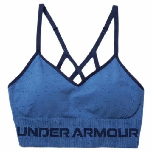 Seamless Low Long Htr Bra Blue