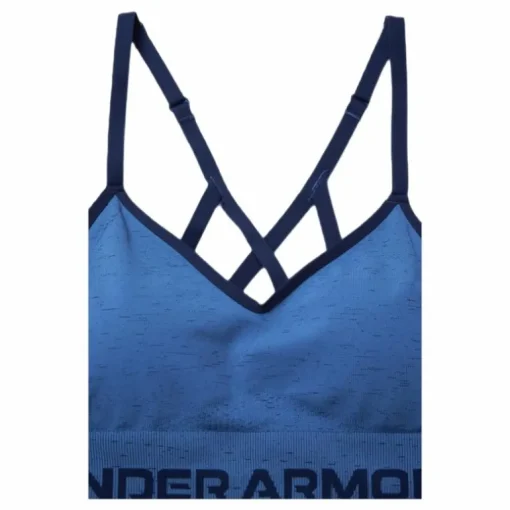 Seamless Low Long Htr Bra Blue