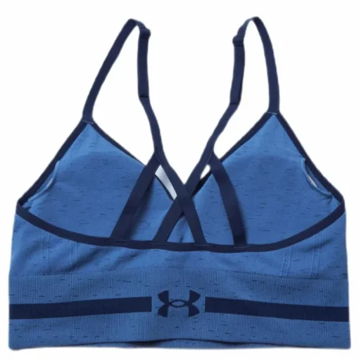 Seamless Low Long Htr Bra Blue