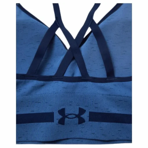 Seamless Low Long Htr Bra Blue