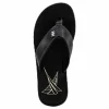 Seasand Leather Sandal Black