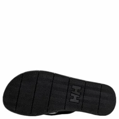Seasand Leather Sandal Black