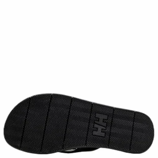 Seasand Leather Sandal Black