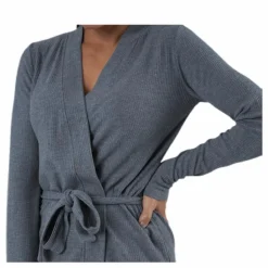 Serenity Rib Kimono Grey
