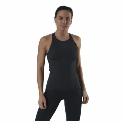 Shiny Alligator Seamless Strap Tank Grey