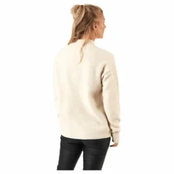 Skyla Ls O-Neck Wool Knit Grey