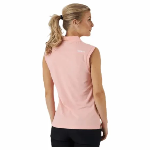Sleeveless Polo Orange