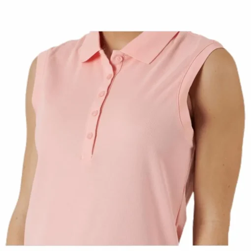 Sleeveless Polo Orange