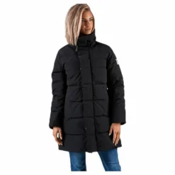 Slim Fit Padded Jacket Black