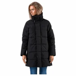 Slim Fit Padded Jacket Black