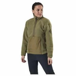 Snowshelter Teddy Half Zip Green