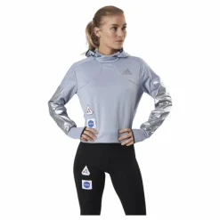 Space Race Hoodie Women Halo Silver
