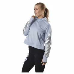 Space Race Hoodie Women Halo Silver