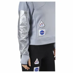 Space Race Hoodie Women Halo Silver