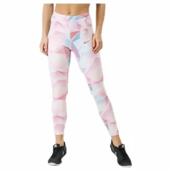 Speed Printed Tight 7/8 Pink/White
