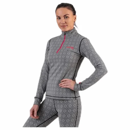 Spin To Win Mid Layer Top White/Black