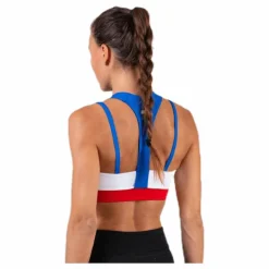 Sport Bra Mid Impact Back Detail Blue