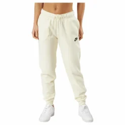 Sportswear Club Fleece Women's Mid-Rise Joggers COCONUT MILK/BLACK