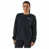 Sportswear Club Fleece Women's Crew BLACK/WHITE