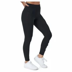 Sportswear Essential Women's High-Waisted Graphic Leggings BLACK/WHITE