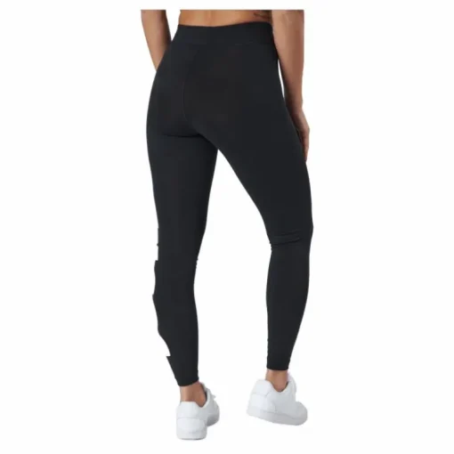 Sportswear Essential Women's High-Waisted Graphic Leggings BLACK/WHITE