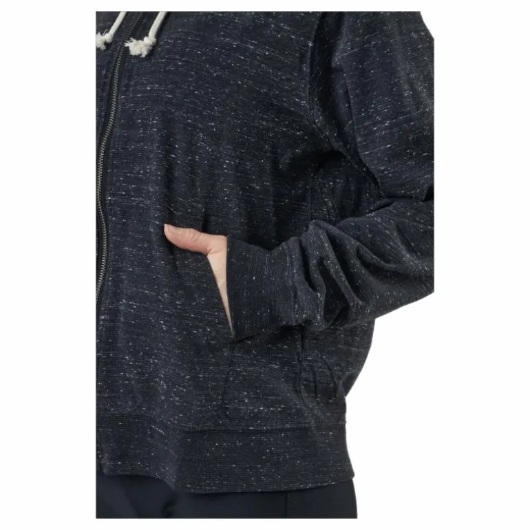 Sportswear Gym Vintage Women's Full-Zip Hoodie BLACK/WHITE