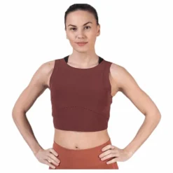 STR Woven Tank Brown/Black