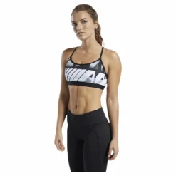 Strappy Bra Amrap Black/Yellow