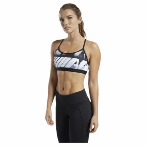 Strappy Bra Amrap Black/Yellow