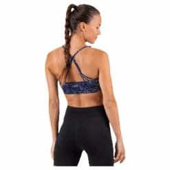 Strappy Sports Bra Blue