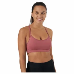Strappy Sports Bra Calming Red