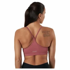 Strappy Sports Bra Calming Red