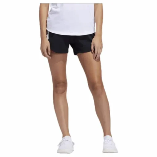 3 Stripe Woven Gym Short Black / Black