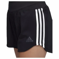 3 Stripe Woven Gym Short Black / Black