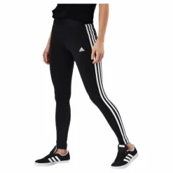 3 Stripes Leggings Black / White