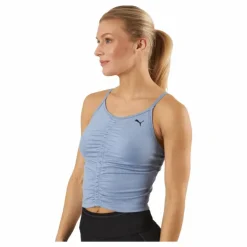 Studio Foundation Ruched Tank Filtered Ash