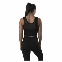 Studio Layered Crop Top Black