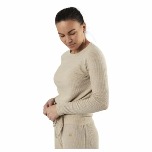 Studio Rib Sweater Beige