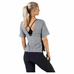 Studio SS Wrap Top Black/Grey