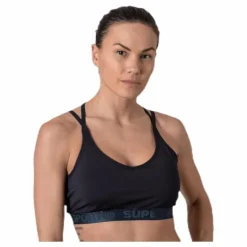 Studio Strappy Bra Black