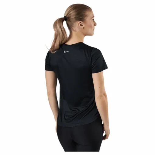 Swoosh Run Top SS Black/Silver