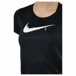 Swoosh Run Top SS Black/Silver