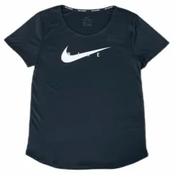 Swoosh Run Top SS Black/Silver