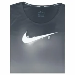 Swoosh Run Top SS Black/Silver