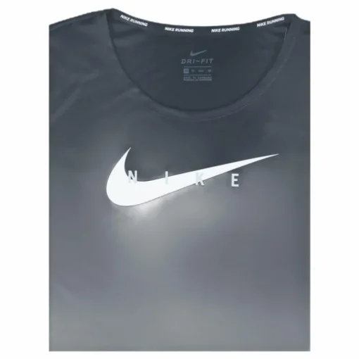Swoosh Run Top SS Black/Silver